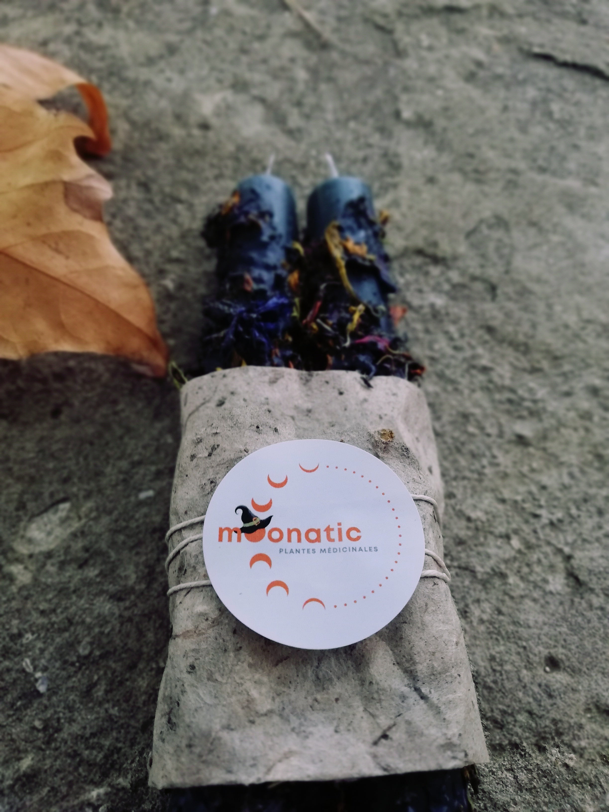 Handmade Herbal Beeswax Candle