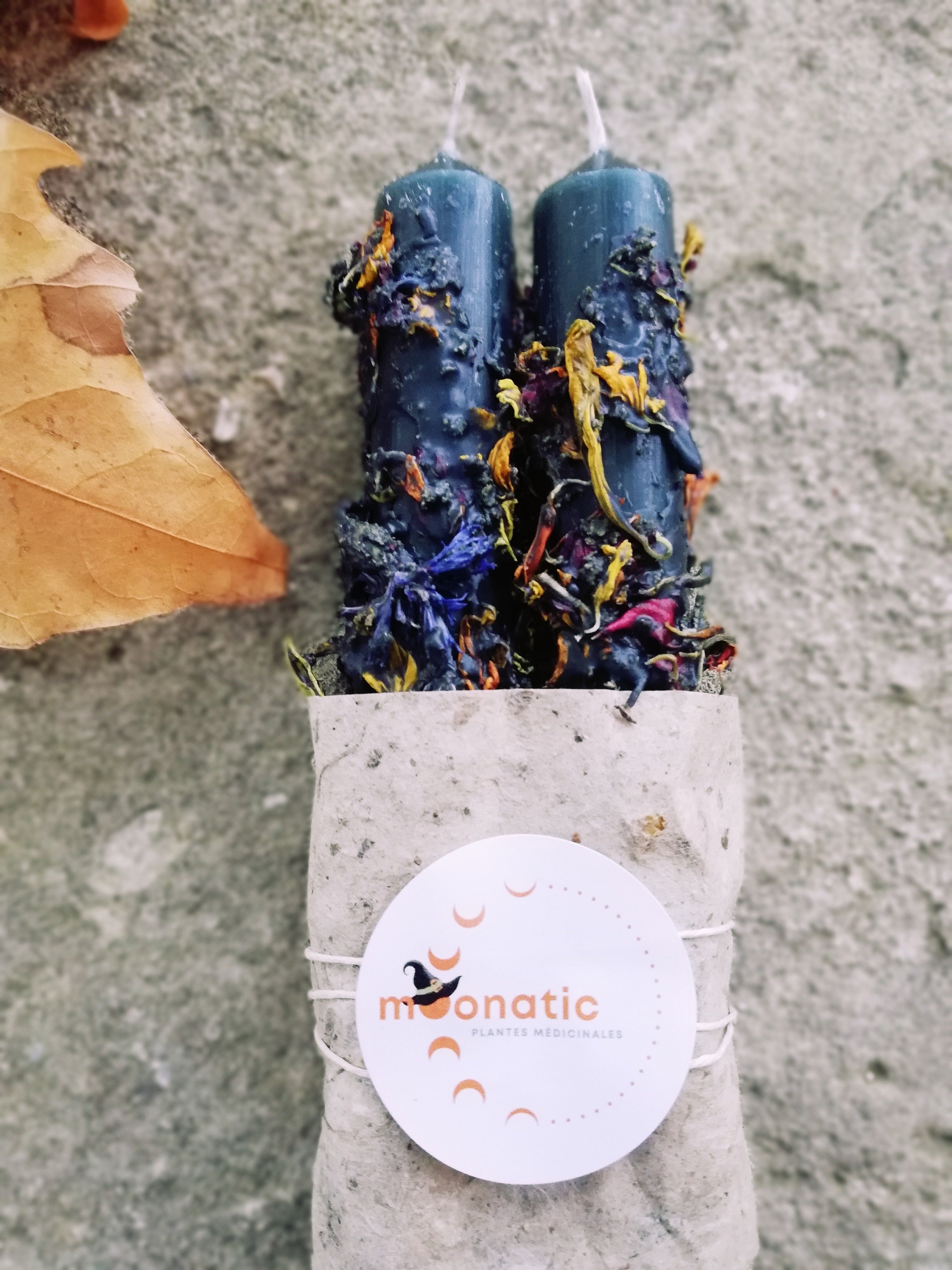 Handmade Herbal Beeswax Candle