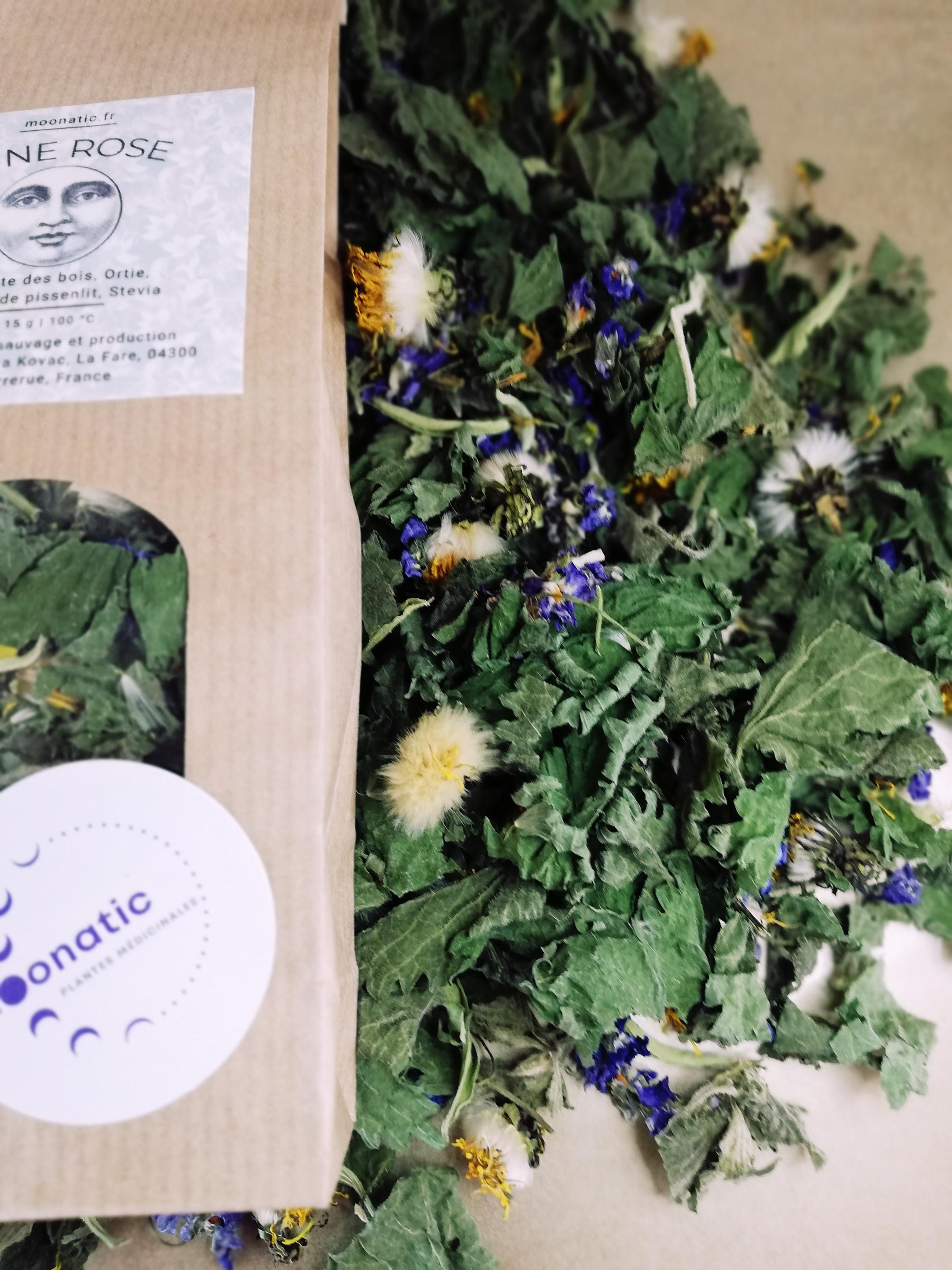 Pink Moon Herbal Blend/Lune Rose tisane